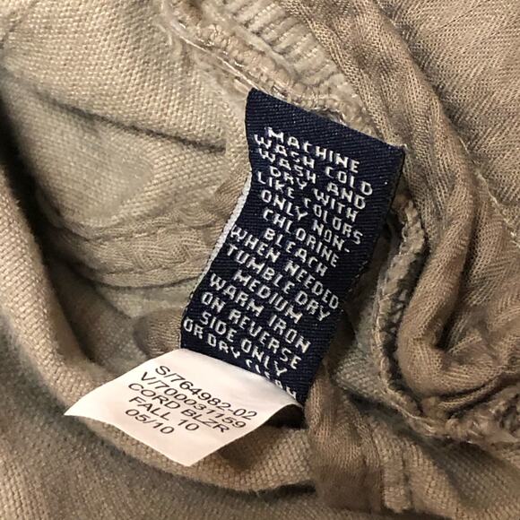 Banana Republic Tan Corduroy Ribbed Cotton Jacket Blazer Size Medium - Picture 11 of 14